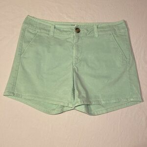 American Eagle Outfitters Women’s Mint Midi Stretch Short Size 8 Regular NWOT